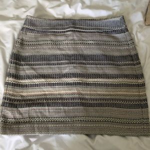 Loft Mini pencil skirt. Multi colored stitching. Brand new with tags.